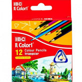 Ibc Colour Pencil Triangular -12 Colours, Short